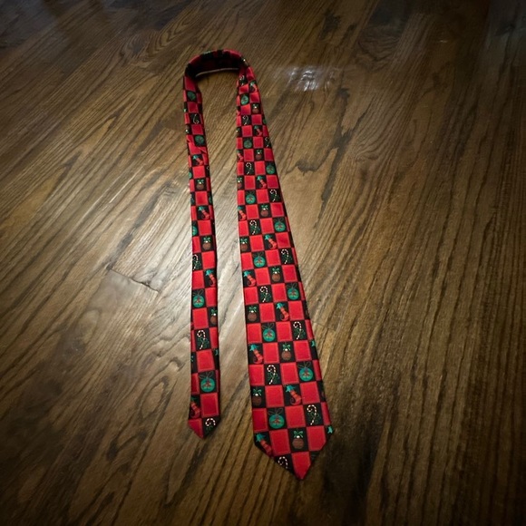 Festive Occasions Christmas Adult Silk Necktie - Picture 4 of 5